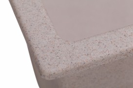 Мийка для кухні Granado Under top під стільницю 45,7х40,6 см нанограніт terra 1903