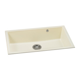 Мийка для кухні Granado Under top XL під стільницю 75,2х46 см нанограніт ivory gr3704