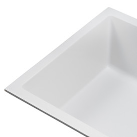 Мийка для кухні Granado Under top XL під стільницю 75,2х46 см нанограніт white gr3705