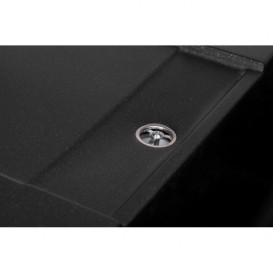 Мойка для кухни Granado Valencia врезная 77,5х49,5 см наногранит black shine 0701