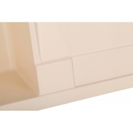 Мойка для кухни Granado Valencia врезная 77,5х49,5 см наногранит ivory 0704