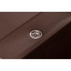 Мойка для кухни Granado Valencia врезная 77,5х49,5 см наногранит marron 0706