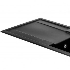 Мойка для кухни Granado Vigo врезная 77,5х49,5 см наногранит black shine 1401