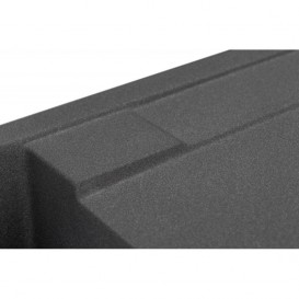 Мийка для кухні Granado Vigo врізна 77,5х49,5 см нанограніт grafito 1409