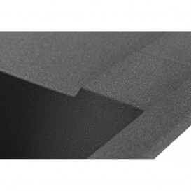 Мийка для кухні Granado Vigo врізна 77,5х49,5 см нанограніт grafito 1409