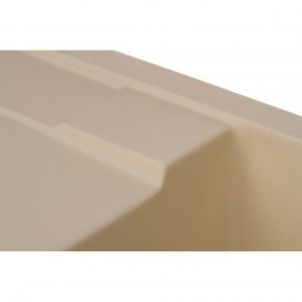 Мийка для кухні Granado Vigo врізна 77,5х49,5 см нанограніт ivory 1404