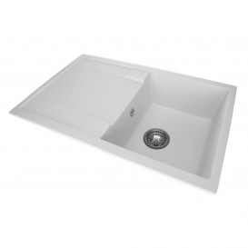 Мойка для кухни Granado Vigo врезная 77,5х49,5 см наногранит white 1405