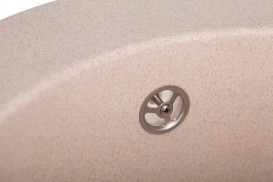 Мийка для кухні Granado Vitoria кругла Ø50,6 см нанограніт avena 0102