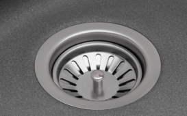 Мийка для кухні Granado Vitoria кругла Ø50,6 см нанограніт grafito 0109