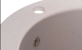 Мойка для кухни Granado Vitoria круглая Ø50,6 см наногранит gris 0108