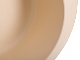 Мийка для кухні Granado Vitoria кругла Ø50,6 см нанограніт ivory 0104