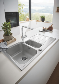 Мойка для кухни Grohe K500 100х50 см нержавеющая сталь матовая 31572SD1