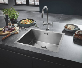 Мойка для кухни Grohe K700 46,4х46,4 см нержавеющая сталь матовая 31578SD1