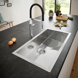 Мойка для кухни Grohe K700 86,4х46,4 см нержавеющая сталь матовая 31580SD1