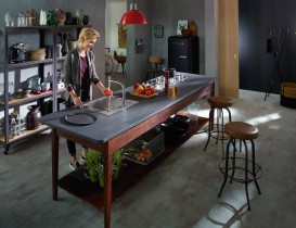 Мойка для кухни Hansgrohe C71 C71-F450-06 с однорычажным кухонным смесителем и системой слива с ручным управлением сталь 43201800