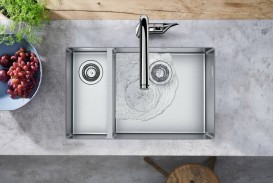 Мойка для кухни Hansgrohe C71 C71-F655-09 с однорычажным кухонным смесителем и системой слива с ручным управлением хром 43206000