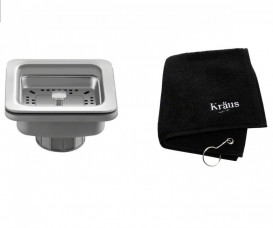 Мойка для кухни Kraus Pax 36,8х47 см под столшницу нержавеющая сталь KHU15