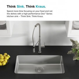 Мийка для кухні Kraus DEX нержавіюча сталь KD1US33B