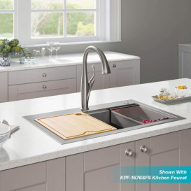 Мийка для кухні Kraus Kore 79,4х52,1 см нержавіюча сталь KWT300-32