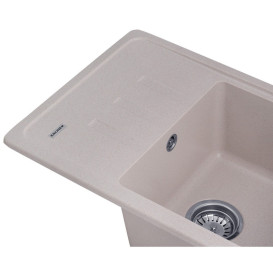 Мийка для кухні Kroner KompositCOL-6243 62х43 см штучний камінь пісочний CV031059