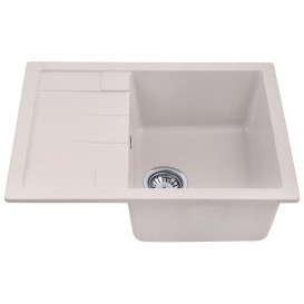 Мойка для кухни Kroner KompositCOL-6550 65х49,5 см искусственный камень песочный CV027410