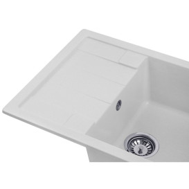 Мийка для кухні Kroner KompositGRA-6550 65х49,5 см штучний камінь сірий CV027411