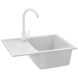 Мойка для кухни Kroner KompositGRA-6550 65х49,5 см искусственный камень серый CV027411