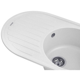 Мийка для кухні Kroner KompositGRA-7750 78х50 см штучний камінь сірий CV027419