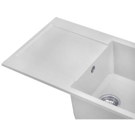 Мийка для кухні Kroner KompositGRA-7850 78х50 см штучний камінь сірий CV031062