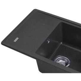 Мийка для кухні Kroner KompositGRB-6243 62х43 см штучний камінь графітовий CV031063