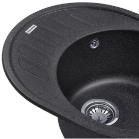 Мойка для кухни Kroner KompositGRB-6250 61х49,5 см искусственный камень графитовый CV027416