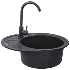 Мойка для кухни Kroner KompositGRB-6250 61х49,5 см искусственный камень графитовый CV027416