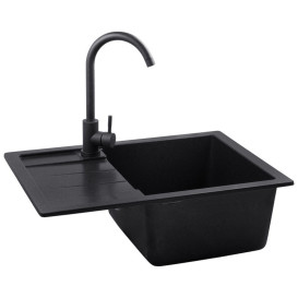 Мойка для кухни Kroner KompositGRB-6550 65х49,5 см искусственный камень графитовый CV027412