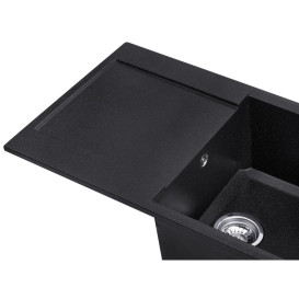 Мойка для кухни Kroner KompositGRB-7850 78х50 см искусственный камень графитовый CV031064