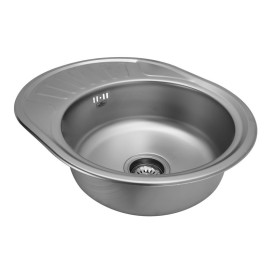 Мийка для кухні Kroner KRP Dekor-574506160 57х45 см нержавіюча сталь CV022771