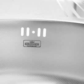 Мойка для кухни Kroner KRP Dekor-775006160 77х50 см нержавеющая сталь CV022783