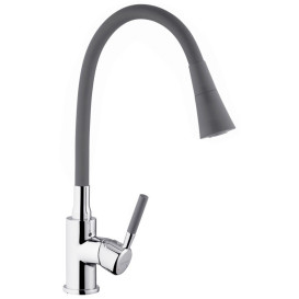 Мийка для кухні Kroner KRP Derby-5050HM Brush 50х50 см із змішувачем та дозатором нержавіюча сталь CVS30137