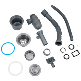 Мойка для кухни Kroner KRP Derby-5843HM Brush 58х43 см со смесителем и дозатором нержавеющая сталь CVS30139