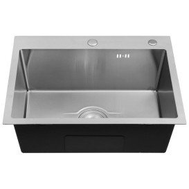 Мойка для кухни Kroner KRP Derby KDBrush5843HM 58х43 см нержавеющая сталь CV027235