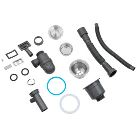 Мийка для кухні Kroner KRP Gebürstet-6050HM 60х50 см із змішувачем та дозатором нержавіюча сталь CVS29846