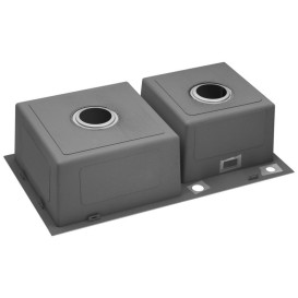 Мойка для кухни Kroner KRP Gebürstet-7843ZHM 78х43 см со смесителем и дозатором нержавеющая сталь CVS30144