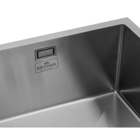 Мойка для кухни Kroner KRP Geburstet-4843HM 48х43 см с сушилкой нержавеющая сталь CV022799