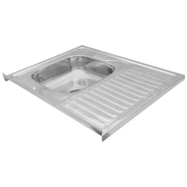 Мийка для кухні Kroner KRP Polierte-6080R06160 80х60 см чаша справа нержавіюча сталь CV022818