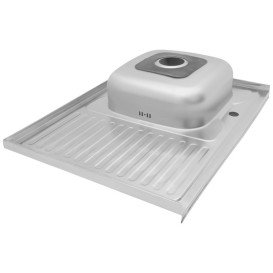 Мийка для кухні Kroner KRP Polierte-6080R06160 80х60 см чаша справа нержавіюча сталь CV022818