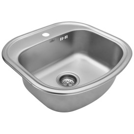 Мийка для кухні Kroner KRP Satin-4749080180 49х47 см нержавіюча сталь CV022758