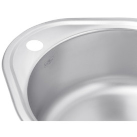 Мийка для кухні Kroner KRP Satin-484308180 43х48 см нержавіюча сталь CV022757