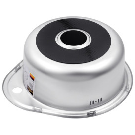 Мийка для кухні Kroner KRP Satin-484308180 43х48 см нержавіюча сталь CV022757