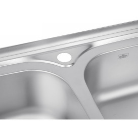 Мойка для кухни Kroner KRP Satin-5080Z08180N двойная 80х50 см нержавеющая сталь CV022822