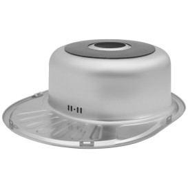 Мийка для кухні Kroner KRP Satin-57406180 57х45 см нержавіюча сталь CV022773