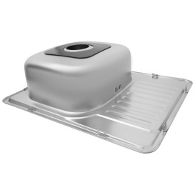 Мийка для кухні Kroner KRP Satin-635008180 63х50 см нержавіюча сталь CV022779